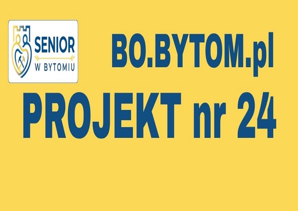 Logo Senior w Bytomiu i napis bo.bytom.pl projekt 24